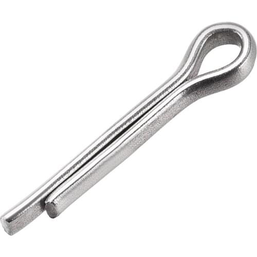 Uxcell 30Pcs Split Cotter Pin - 2.7mm x 16mm 304 Stainless Steel 2-Prongs Silver Tone for Home DIY Application