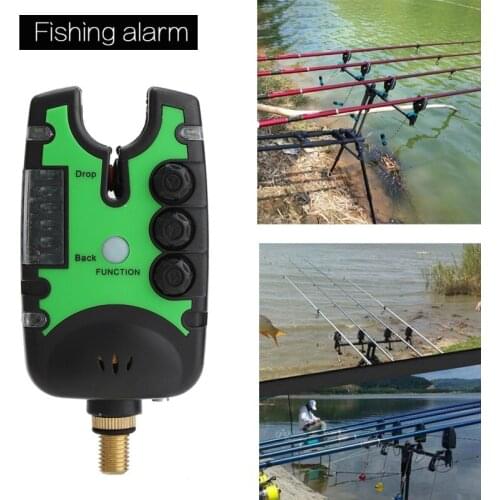 Fishing Bite Alarm Water Resistant Adjustable Tone Volume Sensitivity Sound Alert Carp Fishing Alarm Indicator Tools