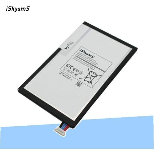 ISkyamS 1x 4450mAh T4450E Replacement Battery For Samsung Galaxy Tab 3 8.0 T310 T311 T315 SM-T310 SM-T311 E0288 E0396 Batteries