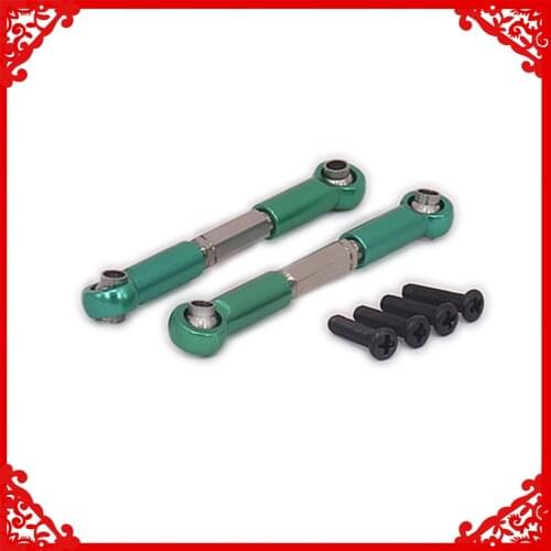 Alloy Real Damper Tie Rod For Rc Hobby Car 1/16 Traxxas Slash TS1609 7038 Hollow Ball Toe Link Monster Truck Buggy Truggy