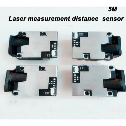 Free shipping High precision laser sensor 5M 20HZ USB-TTL Serial port STC microcontroller laser distance measuring sensor +-1