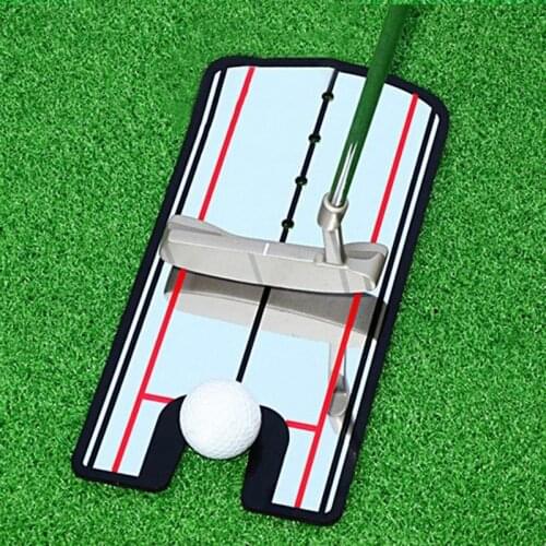 Mirror Golf Accessories Golf Training Aids Swing Trainer Straight Practice Net Putting Mat Alignment Swing Trainer Eye Line