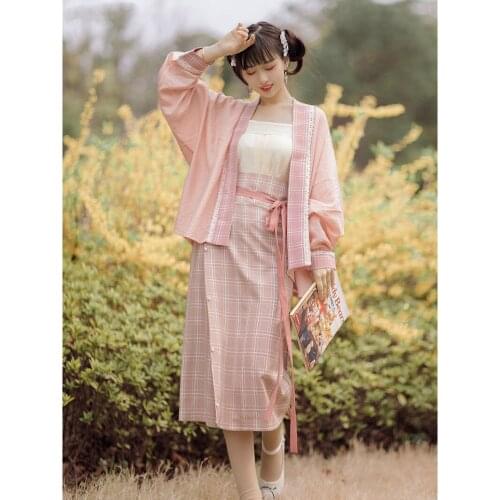 Woman Traditional Hanfu Costume Ancient Han Dyansty Clothing Lady Elegance Chinese Folk Dance Wear Tang Dynasty Princess Outfit