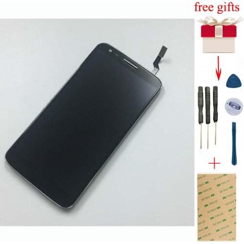 LCD for LG G2 LCD Display D801 LCD Panel + D800 LCD Screen Display Touch Screen Digitizer Glass Sensor Assembly with Frame