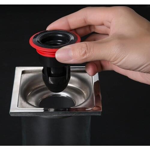 1PC Toilet Deodorant Floor Drain Core Silicone Anti-odor Artifact Toilet Floor Drain Bathroom Inner Core Toilet Deodorant Tools