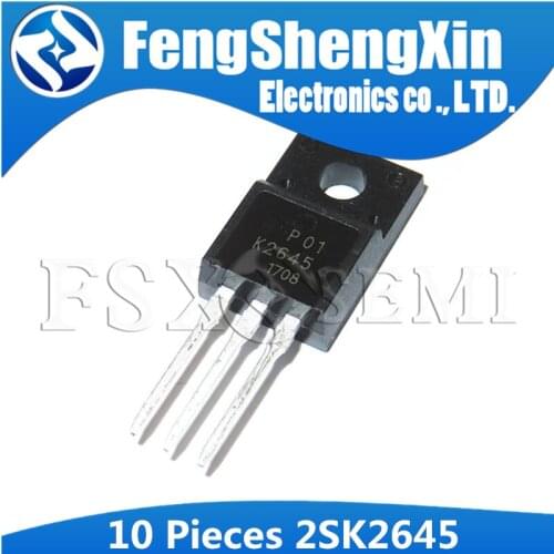 10pcs/lot 2SK2645 TO-220F K2645 N-channel MOSFET