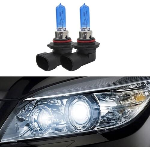 2pcs 9005 HB3 Super Bright White Fog Halogen Bulb Hight Power 100W Car Head Lamp Light 12V car styling car light source parking