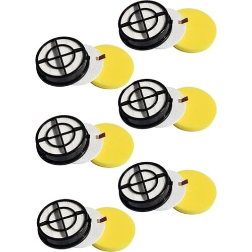 6 Pack 16871 Filter Compatible For Bissell Pet Hair Eraser Febreze Upright Vacuum Model 1650 Series, 1650A, 1650C, 16501