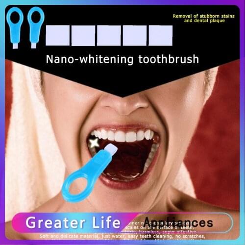 7pcs/Set Blue Cleaning Kit Teeth Whitening Polisher Stain Remover Tool