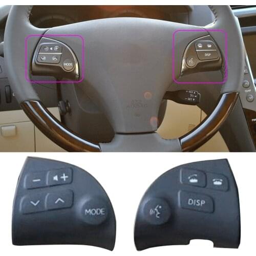 84250-33190-C0 2pcs Steering Wheel Switch Right and Left Side Button Fit For Lexus ES350 2006-2012