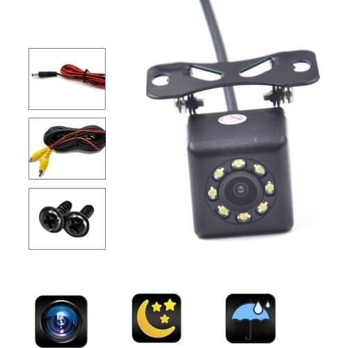 HD Car Rear View Waterproof Camera 170 Deg Vehicle Universal Wide Angle Parking Reversing Auxiliary Camera HD Color Image
