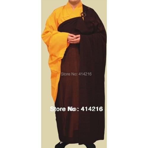 Buddhist Monk robe uniforms suits lay clothing manyi Buddhism lay meditation abbot shaolin kung fu uniforms