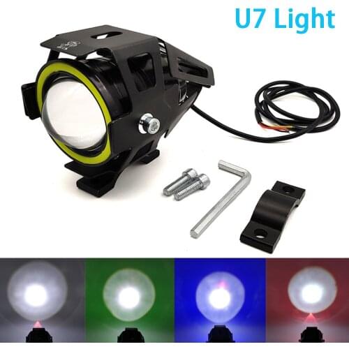 For Honda CB650R CB125R CB400SF CB1100 CB600F CB1000R Motorcycle Headlight spotlight moto U7 LED Light motorcycle accessories