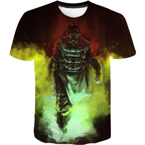 Apex Legends 3D Printed T-Shirt Shooting Game Streetwear Men Women Fashion Oversized T Shirt Harajuku Hip Hop Tees Tops Clothing