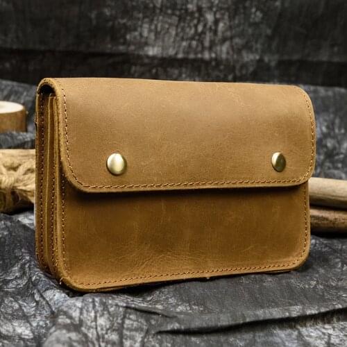 MAHEU Genuine Leather Clutch Purse Phone Pouch Wallet On Belt For cellphone Men Women Leather Clutch Wallet Waist Bag Dual Use