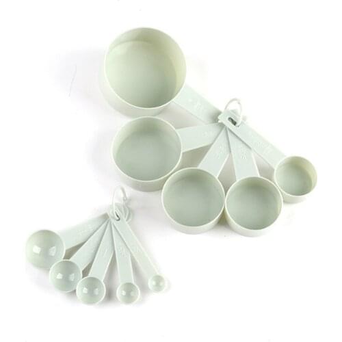 5/10pcs 7 Color Plastic Measuring Cups Measuring Spoon Kitchen Tools Measuring Set Tools for Coffee Tea Spoons Baking Tools-S