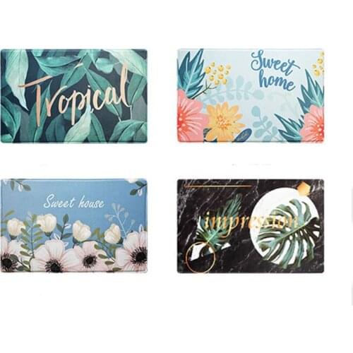 Bath Mat Antiskid Soft Carpet Mat for Bathroom Kitchen Living Room Kids Room Modern Floor Bathroom Mat