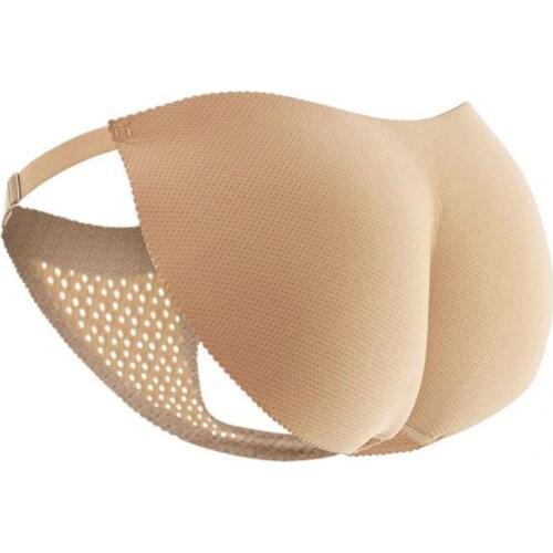 Nylon Nice-looking Fake Ass Buttocks Panties Compact Underwear Skin-friendly for Women