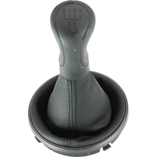 For Skoda Roomster 2006 2007 2008 2009 2010 New 5 Speed Car Gear Stick Shift Knob With Leather Gaiter Boot Black Cap