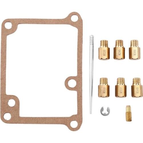 NEW-for Yamaha Blaster 200 1988-2006 Motorcycle Carburetor Rebuild FULL JET KIT 6 Main Jets Pilot Needle