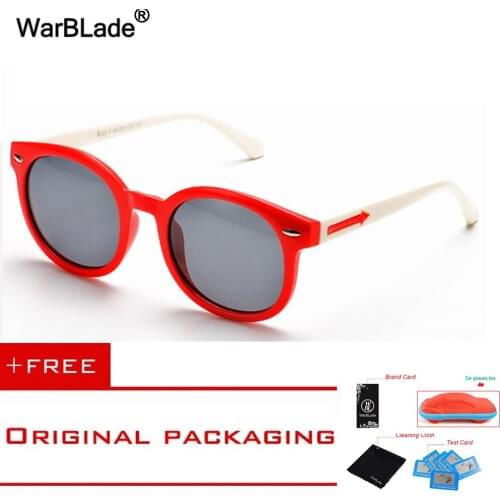 2018 New Kids TAC Polarized Sunglasses UV400 Boy Girls Cool TR90 Rubber Casual Glasses Out Door Eyewear With Case