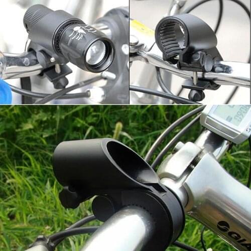 Cycling Bicycle Flashlight Torch Holder Front Stand Holder Grip LED Lamp Clamp Clip MTB Mount Bracket Portable Bike Accessories