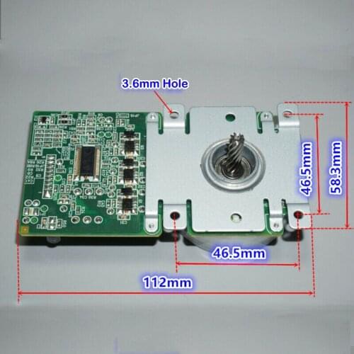 Precision Nidec Outer Rotor Brushless Motor Electric DC 12V-24V 4500RPM Ball Bearing Built-in Driver Micro Mini Motor DIY Copier