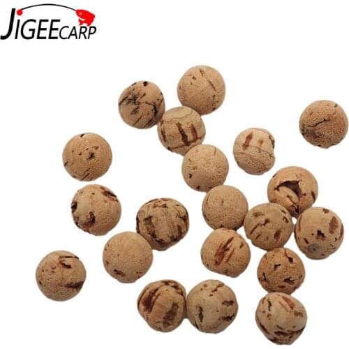 Jigeecarp 20PCS Carp Fishing Bait Accessories Cork Ball Lure Floating Pop Up Boilies For Carp Hair Rig No Smell Fishing Tackles
