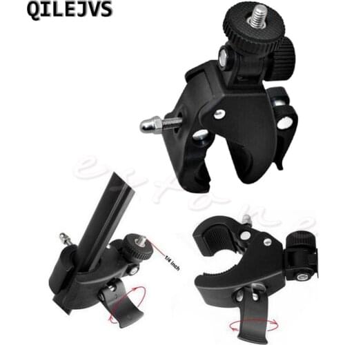 QILEJVS NEW 1Pc Bicycle Bike Handlebar Mount 1/4 Screw Clamp Bracket Tripod For Camera DV dropshipping