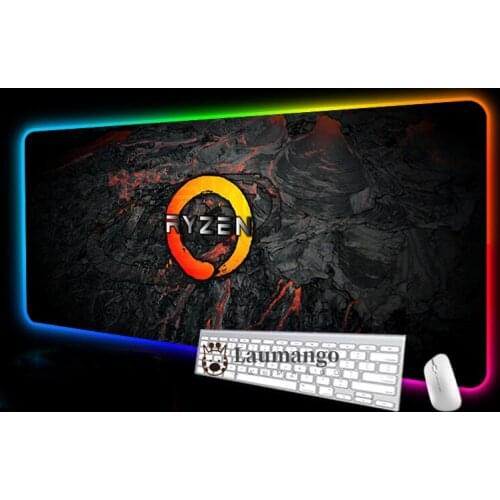 RGB Mouse Pad Gamer Mousepad Carpet Backlit Mat Computer Gaming Pc Table Keyboards Accessories Led Lighting Deskmat Diy Ryzen