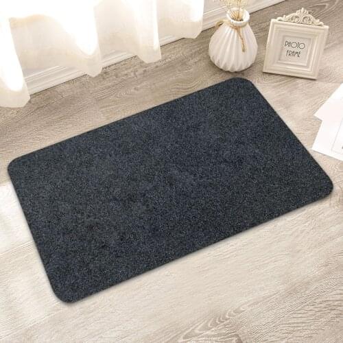 Thin Welcome Mats for Front Door Indoor Outdoor Gray Bedroom Rugs Anti Slip Hallway Entrance Doormat Kitchen Carpets Floor Mat
