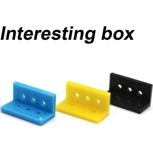 Vertical and horizontal L-shaped model shaft frame, angle frame, science toys, DIY technology small production material pack, 10