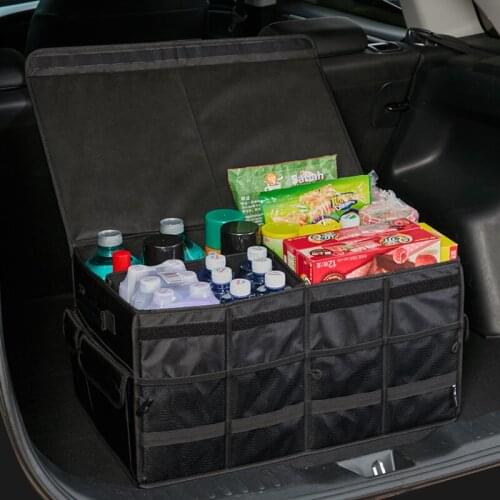 Car trunk storage box, foldable car storage box, multi-function car trunk, storage box, trunk
