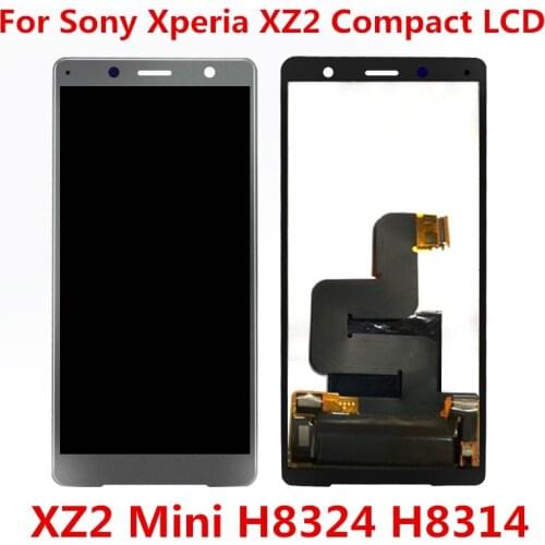 5 inch For Sony Xperia XZ2 Mini H8324 H8314LCD Display Touch Screen Digitizer Assembly Replacement For Sony XZ2 Compact LCD