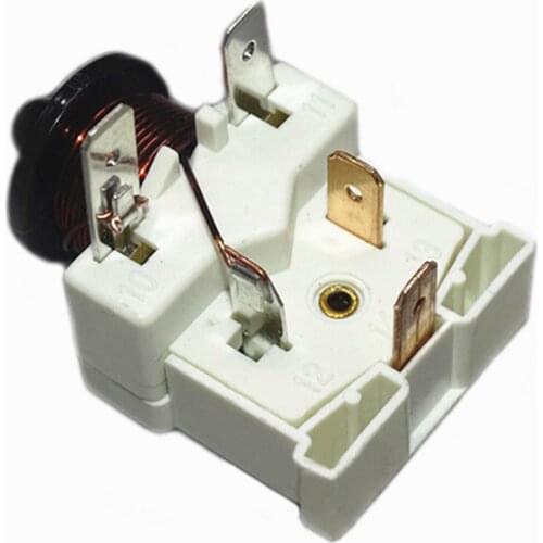 1PC Refrigerator Freezer Compressor Starter Capacitor Heavy Hammer Starter Refrigerator Freezer 117U7002