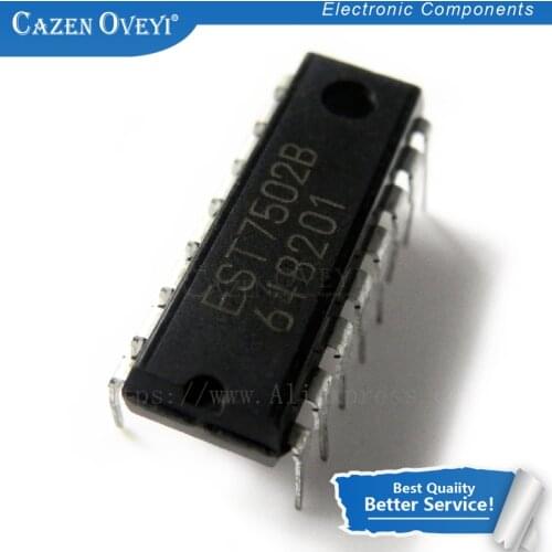 10pcs/lot EST7502B EST7502C EST7502 DIP-16 In Stock