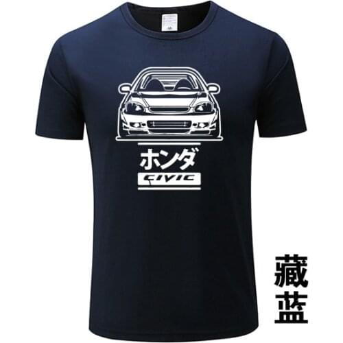 2021 New CIVIC 6GEN T-SHIRT MENS 3D Short Sleeve TYPE-R 6RD CAR B16 B18 JDM Men TShirts Women T SHIRT Mens TShirt 02FF