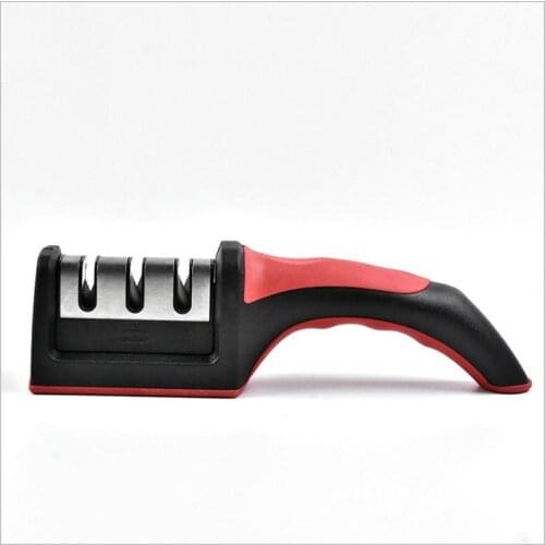 3 Stages Knife Sharpener Professional Kitchen Tool With Angle Sharpening Tungsten Steel and Ceramic Whetstone Knives Accessories