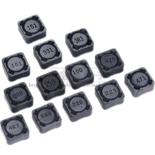 5PCS/Lot SMD Power Inductors CD127 2.2UH 3.3UH 4.7UH 6.8UH 10UH 22UH 33UH 47UH 68UH 100UH 150UH 220UH 470UH