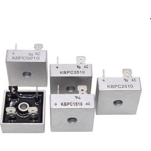 Free shipping 2PCS KBPC3510 35A 1000V Diode Bridge Rectifier