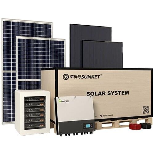 Solar power system home 30kw 10kw 5kw hybrid solar panel system for home use