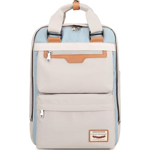 Women Canvas Backpacks Waterproof School Bags For Teenagers Girls Travel Large Capacity Laptop Backpack Patchwork Backpack