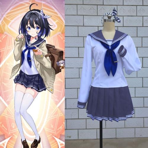 Game Honkai Impact 2 Seele Vollerei Cosplay Costume JK Uniform Outfit Hallween Costumes for Women Girls Fancy Dress Custom Made