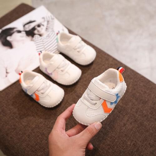 Baby Toddler Shoes Fashion Sneakers Infant Girls Soft Bottom Shoes Autumn Mesh Kids Shoes 0-2 Years Child Boy Breathable Shoes
