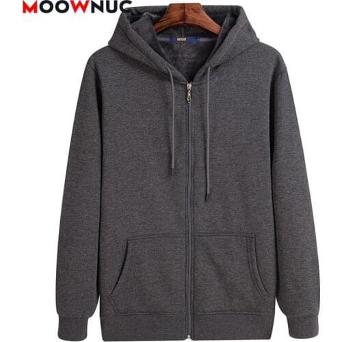 Fashion Sportswear Hoodies For Men Casual Tracksuit Cardigan Printed Classic style 2020 New Spring Autumn Hip Hop Hombre MOOWNUC