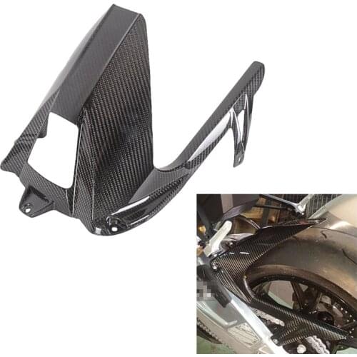 New 100% Carbon Fiber Motorcycle Rear Hugger Fender With Chain Guard For BMW S1000RR S1000 RR 2009-2014 2015 2016 2017 2018