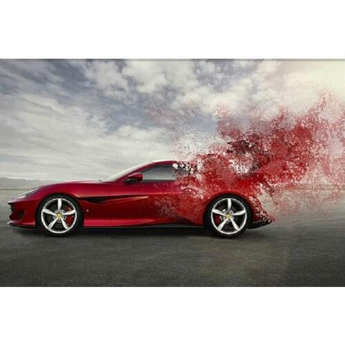 New Arrival Diamond Embroidery Sports car Painting Home Decoration Diamond Painting Cross Stitch scenery 5D DIY Mosaic Painting