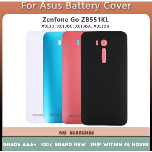 For ASUS Zenfone Go ZB551KL X013D, X013DC, X013DA, X013DB plastic rear battery cover back cov and rear door replacement
