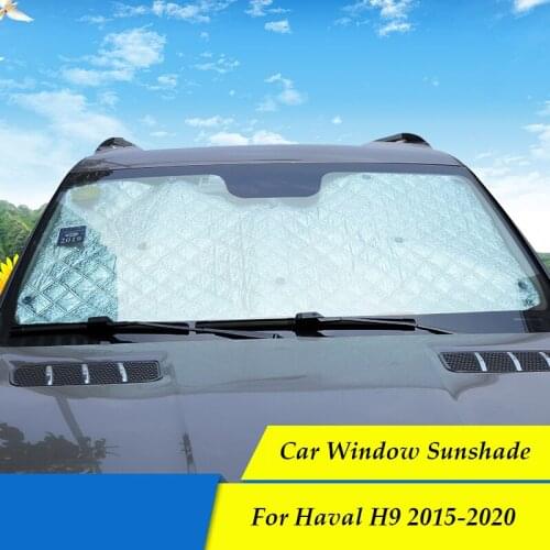 For Haval H9 2015 2016 2017-2020 Car Front Window Sunshade Front Windshield Window Visor to Prevent Instrument Panel Exposure