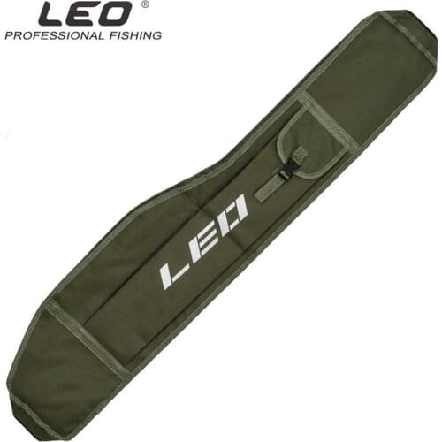 Fishing Bag 120cm Portable Tackle Lure Bag Army Green Folding Sea Saltwater Fishing Rod Carrier Big Capacity Backpack Handbag